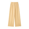 TRZA Women Fashion With Darts Front Pockets Wide Leg Pants Vintage High Waist Zipper Fly Female Trousers Mujer